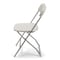 Atlas Commercial Products TitanPRO Aluminum Plastic Folding Chair, White PFC2-ALUM-WH - alternate 4